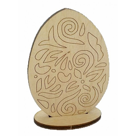 Дерев'яна заготовка до Великодня 65х90мм