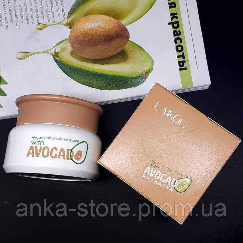 Крем для обличчя з авокадо Laikou African Anti Wrinkle Moisturizer With Avocado