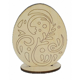 Дерев'яна заготовка до Великодня 65х90мм