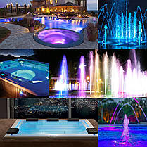 Прожектор світлодіодний Aquaviva 008 252LED 18 Вт RGB, фото 3