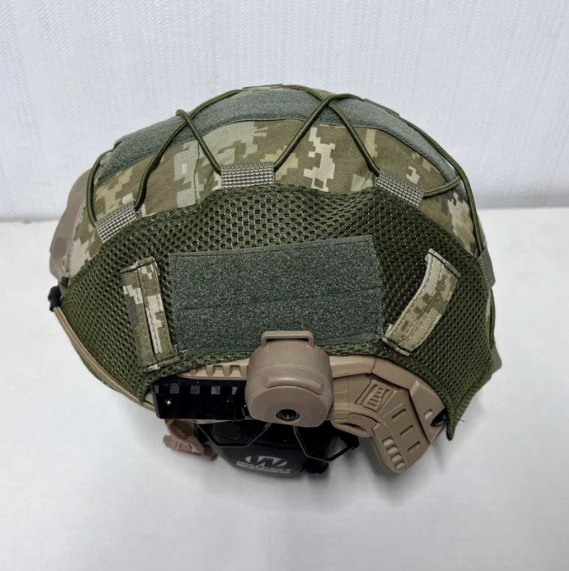 Кавер на шолом фаст міч піксель мм14 пиксель Чохол тактичний до шолома кавер нашоломник 1742915323, фото 1