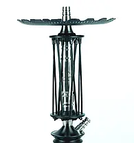 Кальян повний комплект Trumpet Rider, скляна колба, шахта нержавіюча сталь, 49 см, фото 3