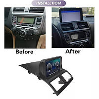 Junsun 4G Android магнітолу для Honda Accord 7 2003 2004 2005 2006 2007 wifi 1+16 тип В