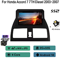Junsun 4G Android магнітолу для Honda Accord 7 2003 2004 2005 2006 2007 wifi 2+32 4G тип В