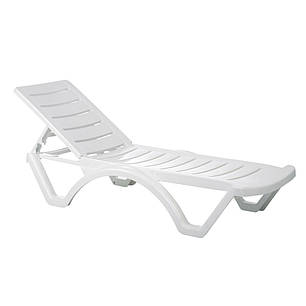 Шезлонг Aquaviva Aqua білий, фото 1