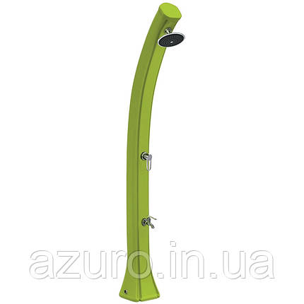 Душ сонячний Aquaviva Happy 4х4 з мийкою для ніг, зелений DS-H422VE, 44 л, фото 1