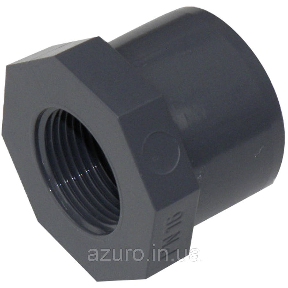 Редукційне кільце ПВХ Praher з різьбленням, d20х3/8"