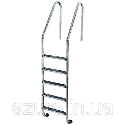 Сходи для басейну Hayward Standard (5 сходинок), для широкого борту, AISI-316, фото 1