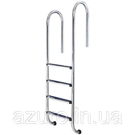 Сходи для басейну Hayward Asymmetric Muro (4 сходинки), для вузького борту, AISI-304, фото 1
