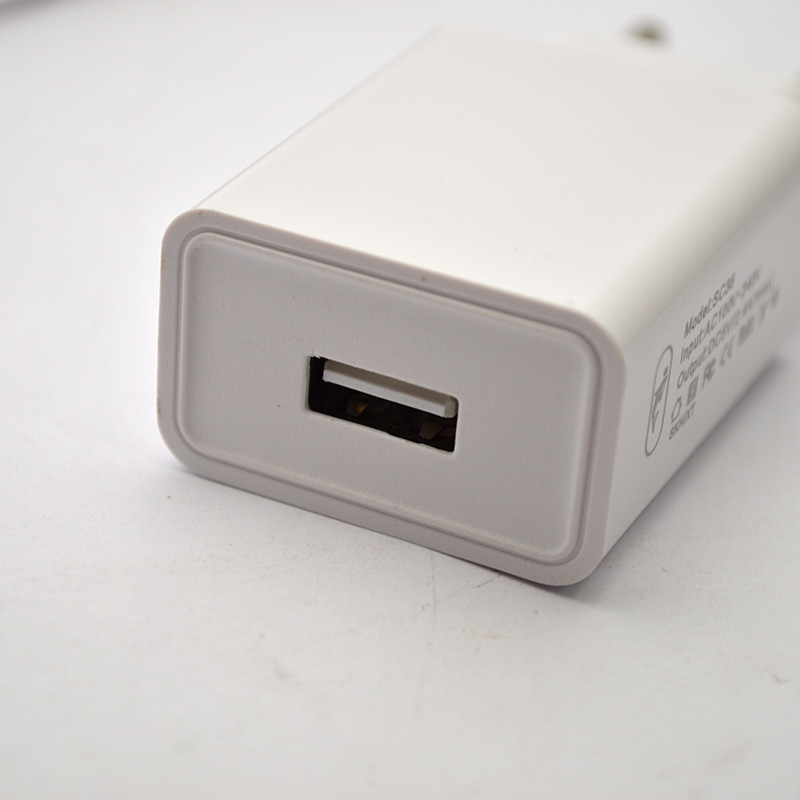 Зарядний пристрій SkyDolphin SC36L 1USB 2.4A з кабелем Lightning White/Білий, фото 4