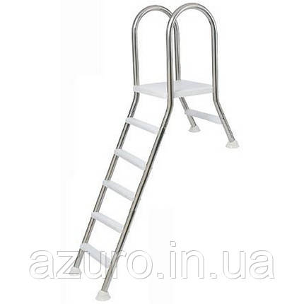 Сходи для напівзаглиблених басейнів Hayward (5 сходинок), AISI-304, фото 1