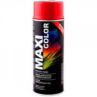 Аэрозольная краска MAXI COLOR красная 400мл (MX3020)