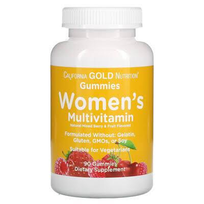 California Gold Nutrition Жувальні мультивітаміни для жінок 90 табл