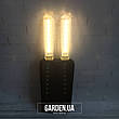 Міні ліхтарик GARDEN на 8 світлодіодів, USB лампа, LED світильник тепле біле світло, фото 3
