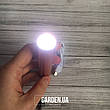 Портативний міні-світлодіодний ліхтарик GARDEN з 3 режимами та фокусом перезаряджуваний рожевий, фото 2