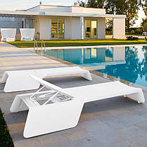 Шезлонг Aquaviva Nova Let Tino білий, фото 4