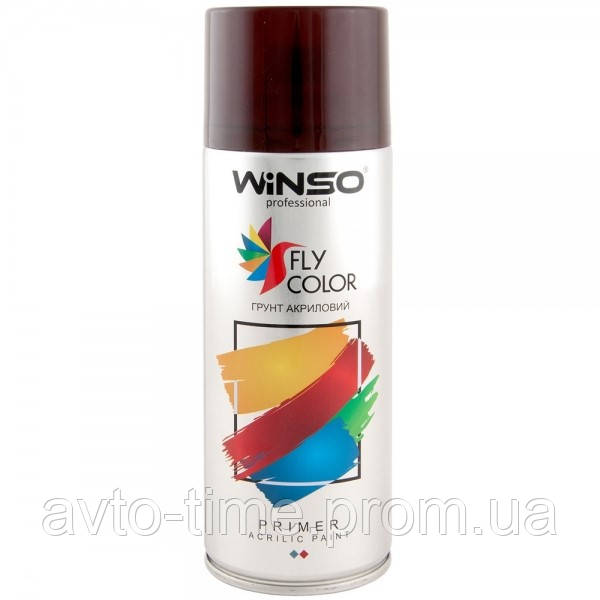 Грунт акриловый Winso Spray красный RAL3000 450мл - фото 1 - id-p1742940718