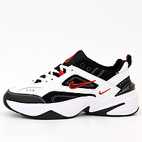 Кроссовки мужские и женские Nike M2K Tekno black white / Найк м2к Текно черные белые