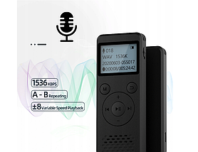 Цифровий диктофон 1536Kbps 8GB виявлення, фото 5