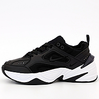 Кроссовки мужские и женские Nike M2K Tekno black white / Найк м2к Текно черные белые