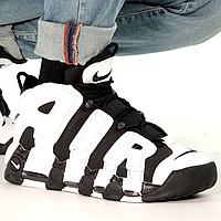 Кроссовки мужские Nike Air More Uptempo black / Найк аир мор Аптемпо черные