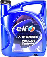 Высококачественное моторное масло для дизеля Elf Evolution 700 Turbo Diesel 10W-40 4 л