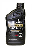 Легкотекучее моторное масло для бензиновых двигателей Honda Motor Oil Synthetic Blend 5W-20 0,946 л