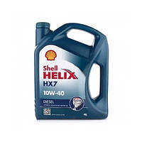 Полусинтетическое масло для двигателя Shell Helix HX7 Diesel 10W-40 4 л