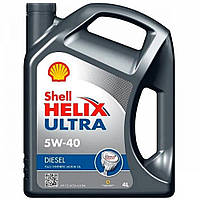 Масло для дизельных двигателей Shell Helix Diesel Ultra 5W-40 4 л