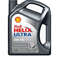 Премиальное моторное масло синтетическое Shell Helix Ultra 0W-40 4 л