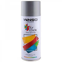 Аэрозольная краска Winso Spray светло-серая 450мл RAL7001