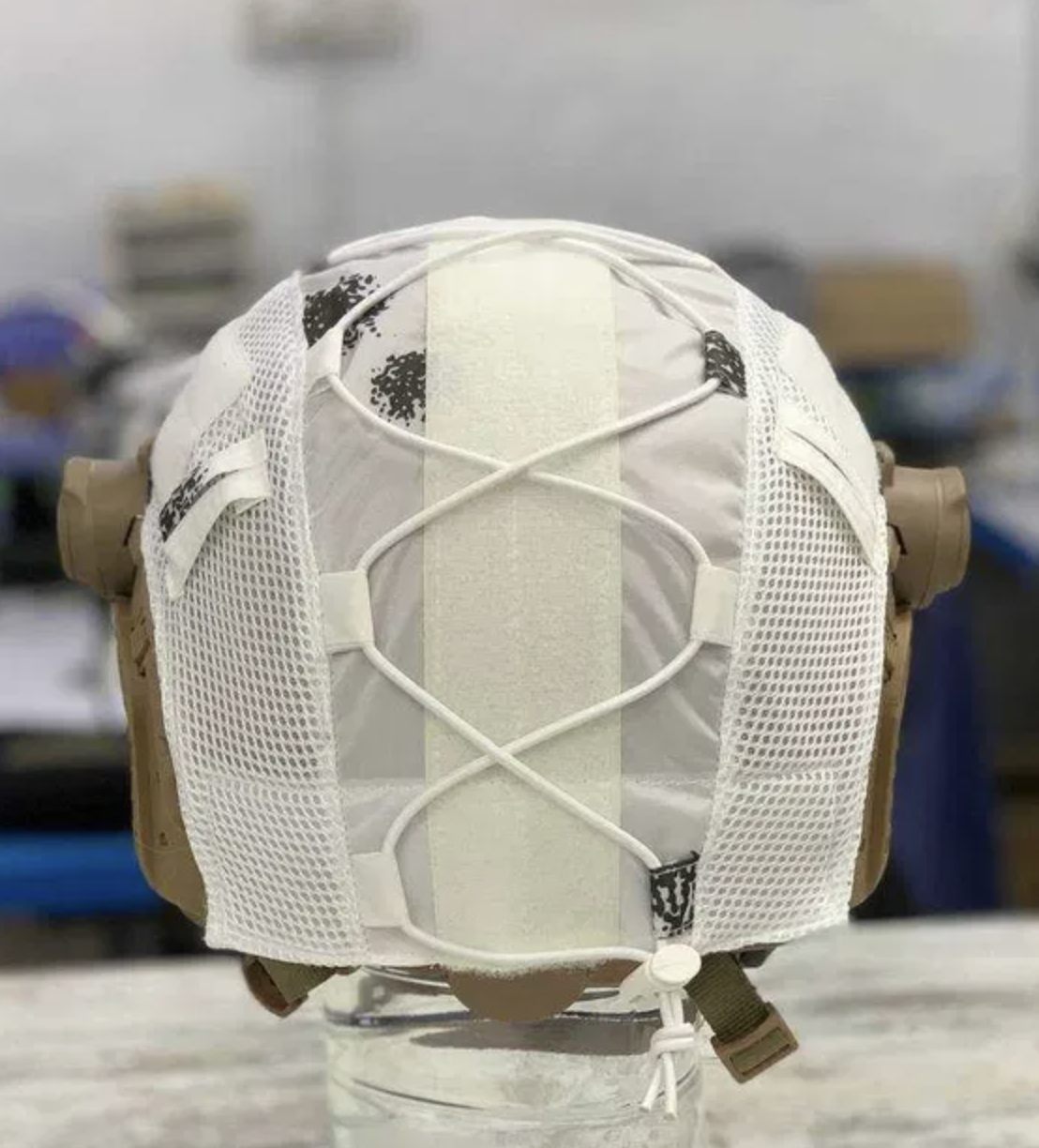 Кавер фаст, мич, чехол на шлем, mich 2000, FAST, білий, белый Чохол тактичний до шолома кавер нашоломник 48076, фото 1