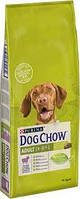 Purina Dog Chow Adult (Пуріна Дог Чау) для дорослих собак середніх порід, з ягням, 14 кг.