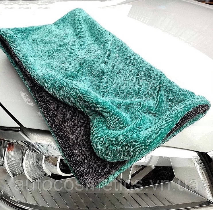 Мікрофібровий рушник для сушіння кузова авто - Dual Layer Twisted Towel 50х80см