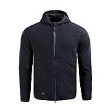Толстовка з мікрофлісу M-Tac Lite Microfleece Hoodie Navy Blue 20026015, фото 3