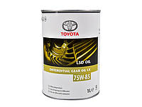 Фирменное трансмиссионное масло на синтетической основе Toyota Differential Gear Oil LX 75W-85 GL-5 1 л