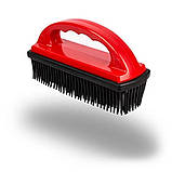 Щітка гумова для видалення шерсті Car Carpet Lint and Hair Removal Rubber Brush, фото 4