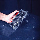 Щітка гумова для видалення шерсті Car Carpet Lint and Hair Removal Rubber Brush, фото 5