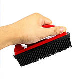 Щітка гумова для видалення шерсті Car Carpet Lint and Hair Removal Rubber Brush, фото 3