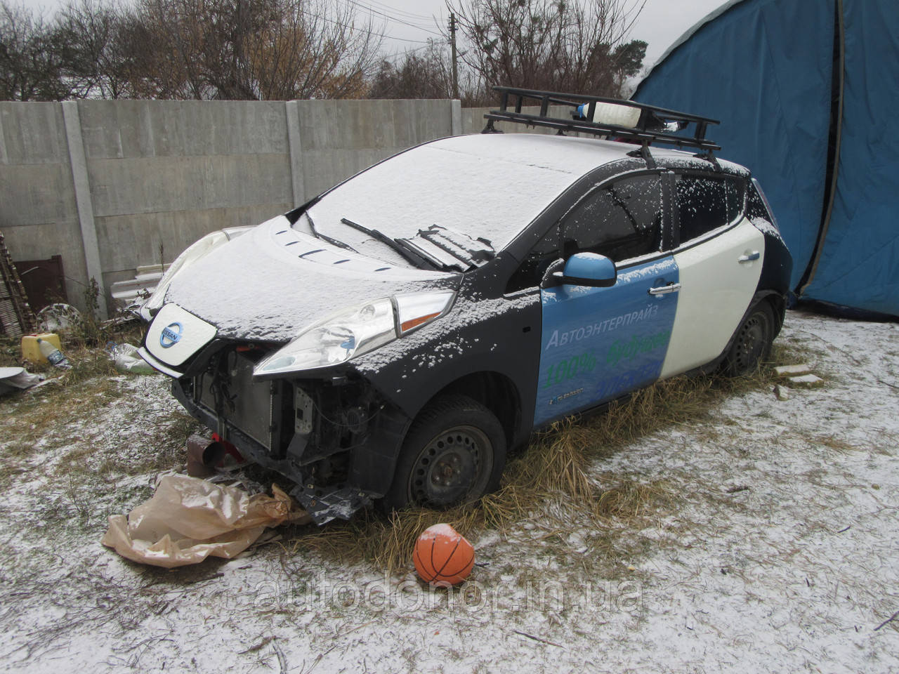 Двері гола передня ліва RAT - SKY BLUE 3PM Nissan Leaf ZE0 (10-12) HMA0A-3NAMA