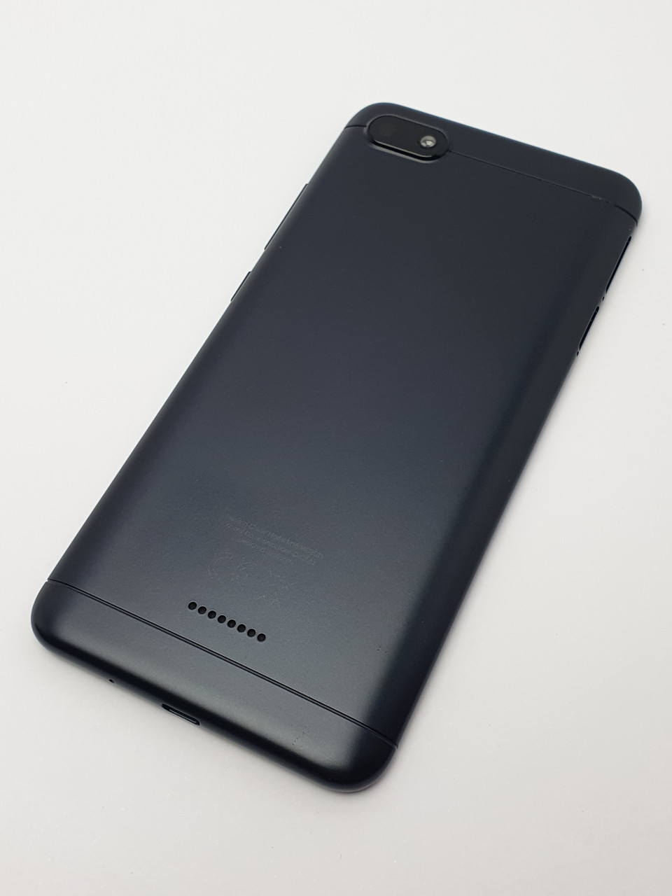 Задня кришка xiaomi redmi 6a чорна зі склом камери сервісний оригінал з розборки