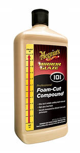 ПОЛІРОВАЛЬНА ПАР ДЛЯ ТВЕРДИХ ЛАКІВ MEGUIAR'S 101 FOAM-CUT COMPOUND, 946 МЛ.