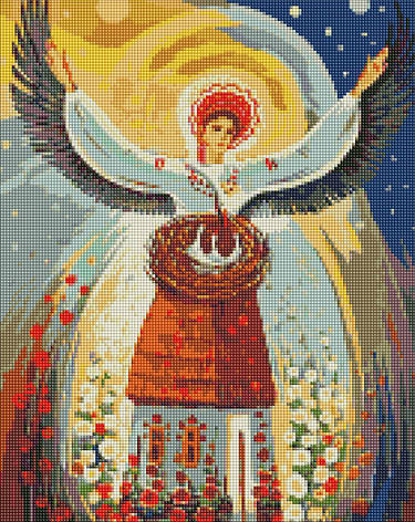 Алмазна мозаїка AMO7416 Берегиня ©Олег Шупляк, 40х50см Ideyka на підрамнику, фото 1