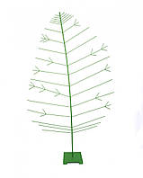Металличиская елка Adore Décor 120х70см 1001.7, зеленая