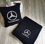 Автомобільний плед і подушка з вишивкой логотипа "Mercedes-Benz", фото 4
