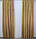 Комплект (2шт. 1х2,7м) готових жакардових штор, колекція "Савана". Колір золотистий. Код 672ш 31-379, фото 5