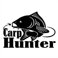 Вінілова наклейка  - Carp Fishing розмір 50 см