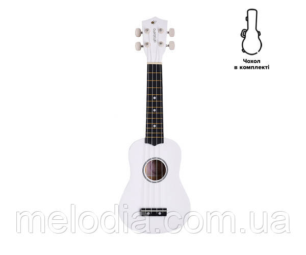 Укулеле Укулеле Alfabeto USL21 (White) + чохол
