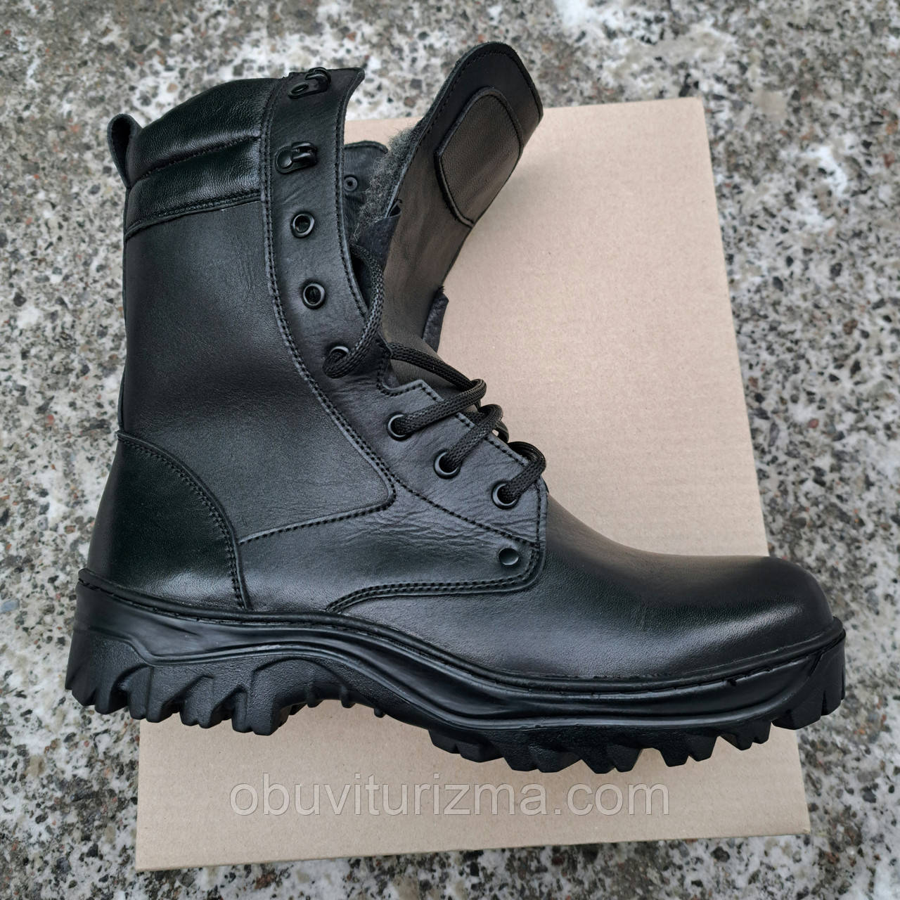 Шкіряні високі зимові черевики -15С (42/45/46), фото 1