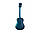 Електроакустичне укулеле Alfabeto COLORED MAHOGANY CM23EQ (Blue), фото 4